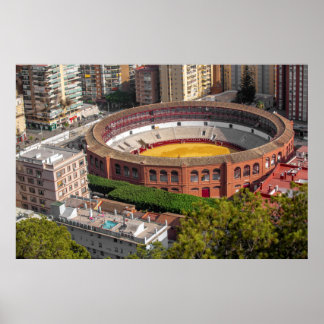 Bullring van La Malagueta Poster