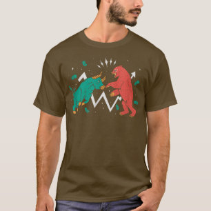 Bulls Beren Stock Market T-shirt