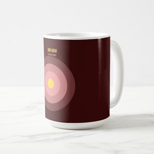 Bulls Eye — 90s Maximalist Coffee Mug | Retro (Devant droit)