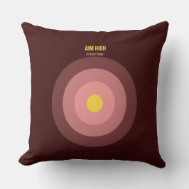 Bulls Eye — 90s Maximalist Throw Pillow | Retro Kussen