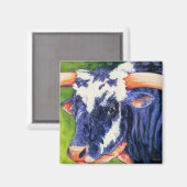 Bull's Eye - Rodeo Bull Magnet Magneet (Voorkant / Achterkant)