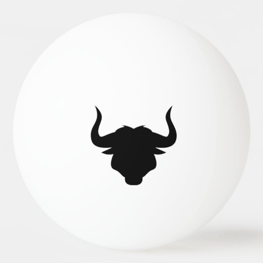 Bull's Head Ping Pong Ball (Voorkant)