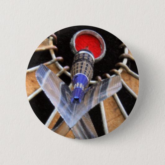 Bulls oog! Dart-piercingbord Ronde Button 5,7 Cm (Voorkant)