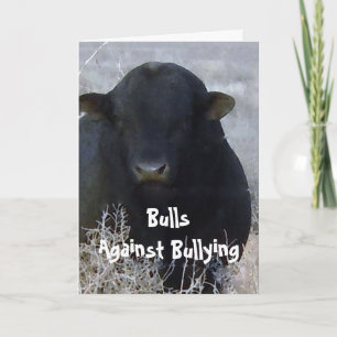 Bulls tegen pesten #1 van 7 verschillende kaart