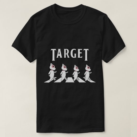 bullseye abbey road   t-shirt (Design voorkant)