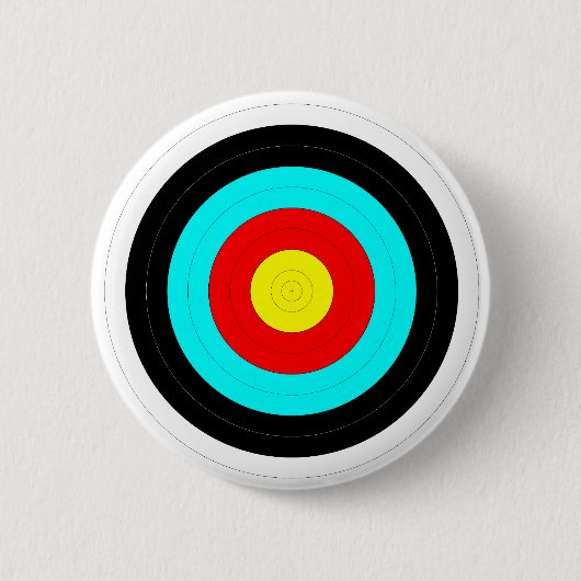 Bullseye Archery Target Ronde Button 5,7 Cm (Voorkant)