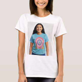 Bullseye Beauty: Dames Target Graphic T-shirt