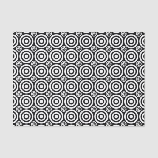 Bullseye-BLACK-WHITE-WEEFSUE WRAP PAPIER (Voorkant)