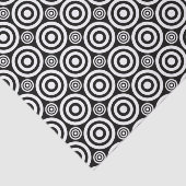 Bullseye-BLACK-WHITE-WEEFSUE WRAP PAPIER (Detail)