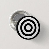 bullseye - blijf gericht op doel ronde button 3,2 cm (Voorkant /achterkant)