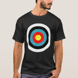 Bullseye Body Target Archery Shooter Funny T-shirt