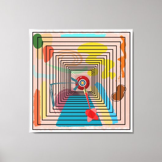 Bullseye Canvas Afdruk (Voorkant)