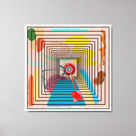 Bullseye Canvas Afdruk