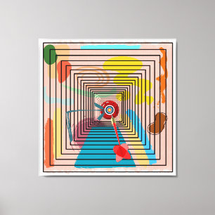 Bullseye Canvas Afdruk