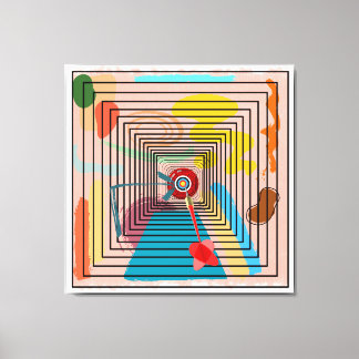 Bullseye Canvas Afdruk