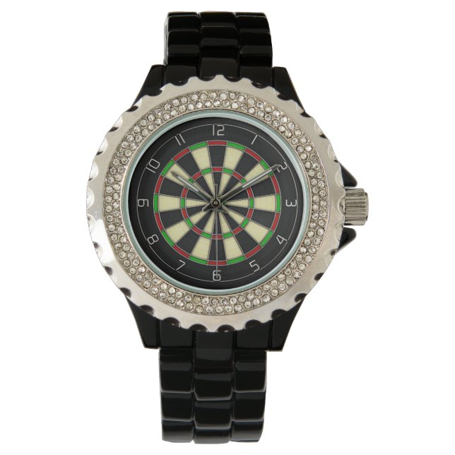 "Bullseye" Classic Darts Dartboard horloge (Voorkant)