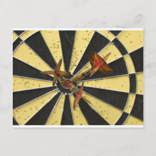 Bullseye Dart Board Briefkaart