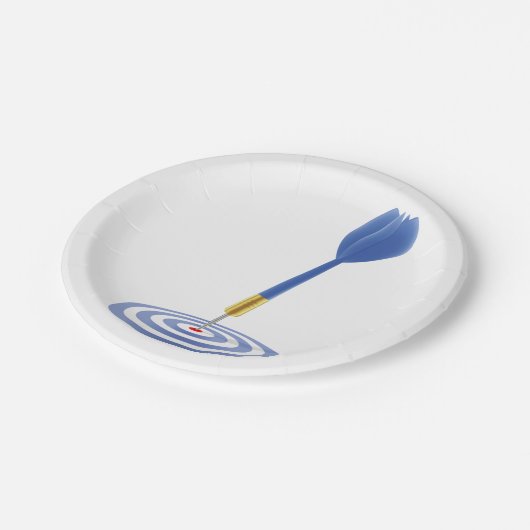 Bullseye Dart Papieren Bordje (Gekanteld)