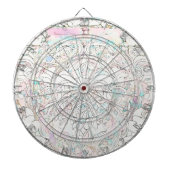  Bullseye Dartboard" "Modern Geometrisch Dart Dartbord (Voorkant)