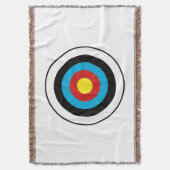 Bullseye-doelontwerp Deken (Voorkant Verticaal)