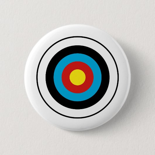 Bullseye-doelontwerp Ronde Button 5,7 Cm (Voorkant)