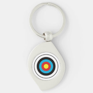 Bullseye-doelontwerp Sleutelhanger
