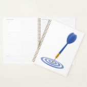 Bullseye Hit Blue Dart on Target (Devant avec enveloppe)