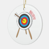 Bullseye Keramisch Ornament (Links)