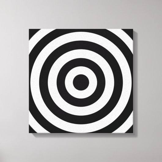 Bullseye-ontwerp Canvas Afdruk (Voorkant)