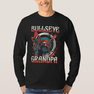 Bullseye Opa Bowman Boogpijlen Boogschieten Grand T-shirt
