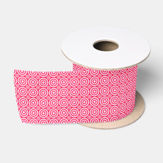 Bullseye Ribbon-Roze Lint