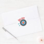 Bullseye Ronde Sticker (Envelop)