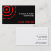 Bullseye-symbool Visitekaartje (Voorkant / Achterkant)