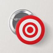 Bullseye Target Ronde Button 5,7 Cm (Voorkant /achterkant)