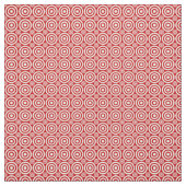 Bullseye, tissu rouge et blanc (Échantillon)