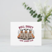 Bullsheet, Koe Lovers Club Briefkaart (Staand voorkant)