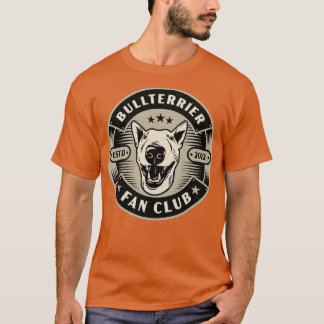 bullterriër hond t-shirt