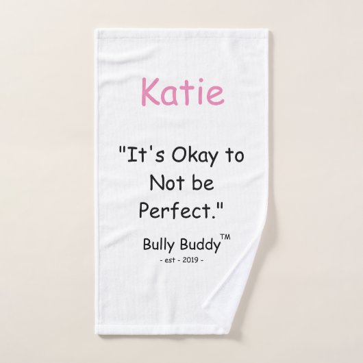 Bully Buddy Het zijn Inspirerend Kinderen. Bad Handdoek (Handdoek)