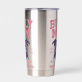 Bully Dog Mom - Fierce Fearless - Pit Bull Lover Geïsoleerde Drinkbeker (Links)