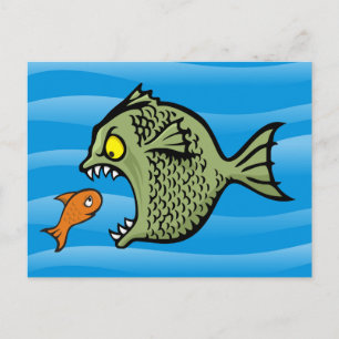 Bully Fish Briefkaart