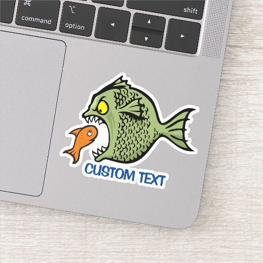 Bully Fish Sticker (Detail)