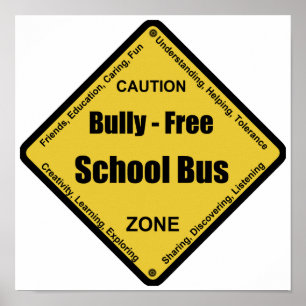 Bully - Free School Bus Poster