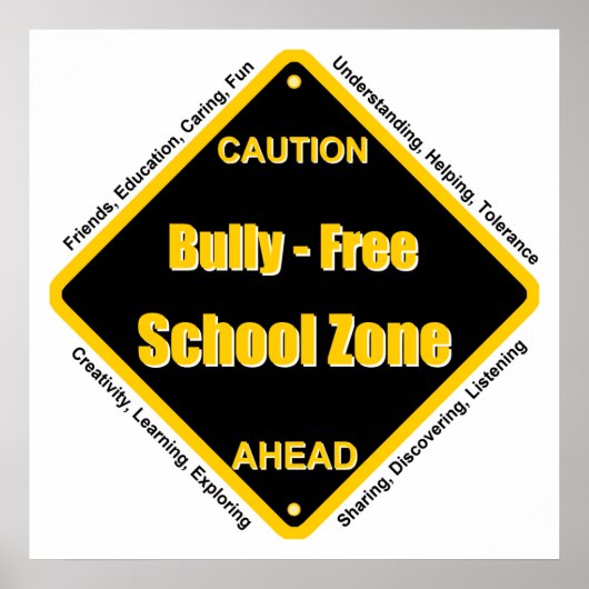 Bully - Free School Poster (Devant)