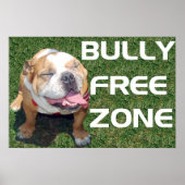 BULLY FREE ZONE affiche 52" x 35" (Devant)