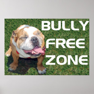 BULLY FREE ZONE affiche 52" x 35"