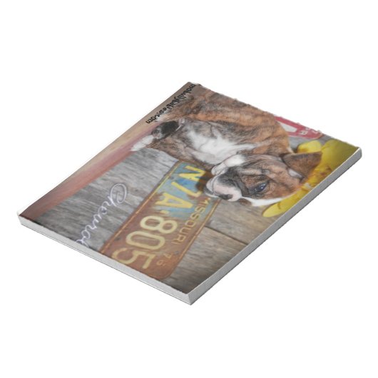 Bully Love Bulldog Notitieblok (Gedraaid)