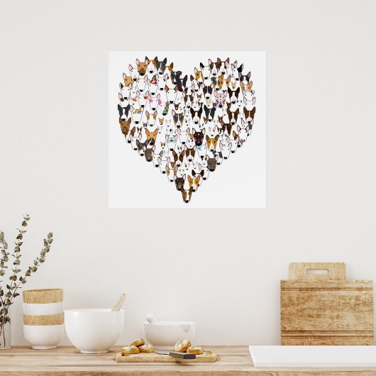 Bully Love engelse stier doodsbang Poster (Keuken)