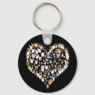 Bully Love Heart Keyring Sleutelhanger