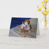 BullyBreeze - Pania - aviateur - carte de voeux (Fleur jaune)