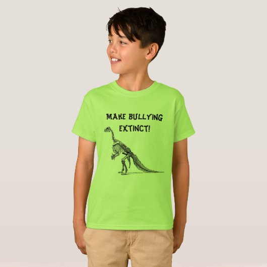 Bullying Extinct T-shirt (Voorkant volledig)